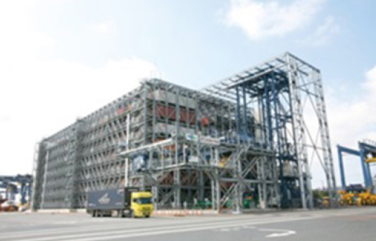 Oi Terminal (Port of Tokyo)  Automated warehouse for marine containers