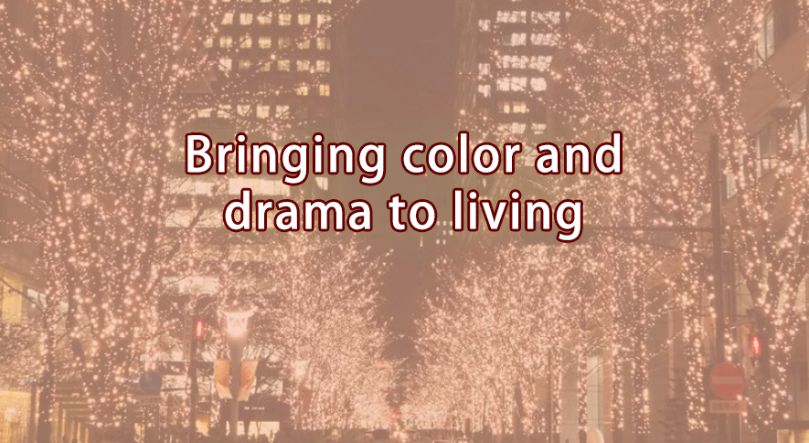 Bringing color and drama to living
