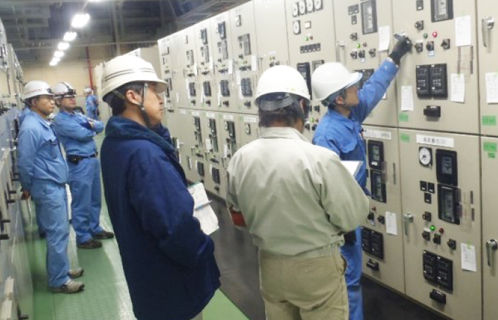 Annual inspection of power receiving and transforming facilities