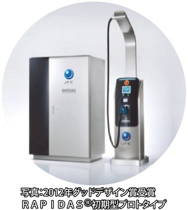 写真:2012年グッドデザイン賞受賞 RAPIDAS®初期型プロトタイプ