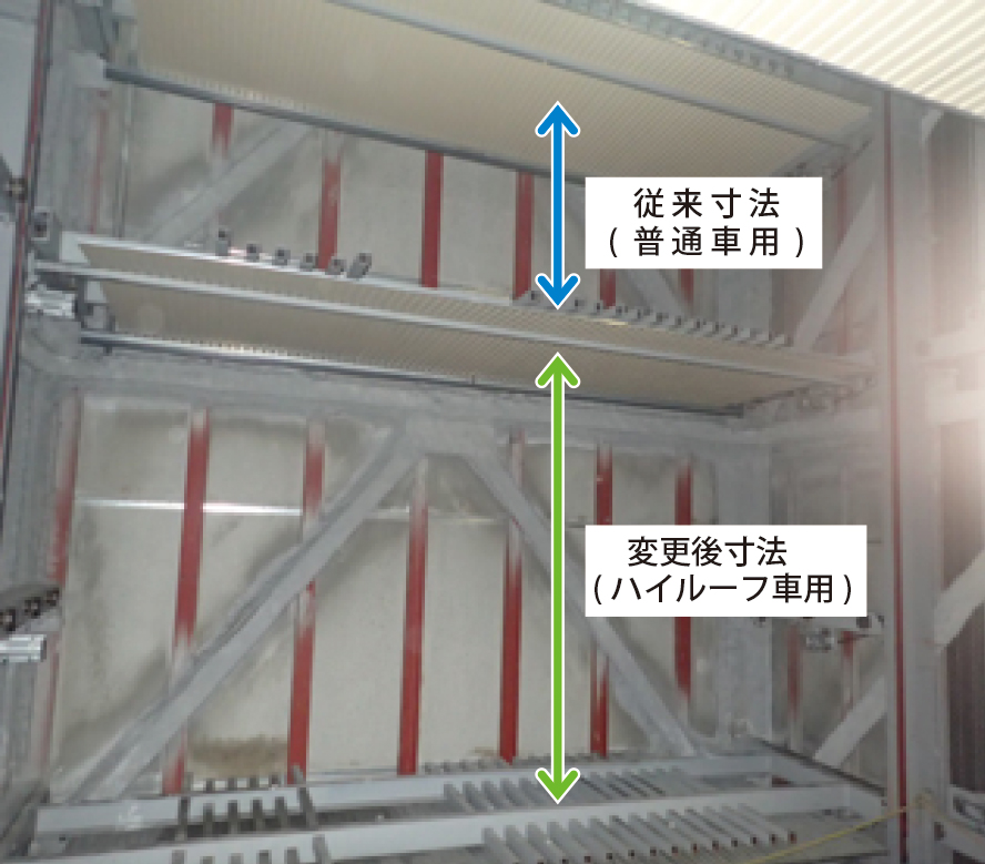 ハイルーフ化工事 施行例 （神奈川県）